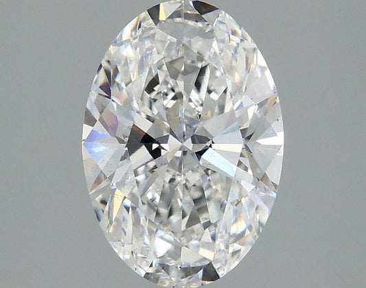 Lab-Grown Oval Diamond - 1.96 Carats, D Color, VS2 Clarity - Certified by IGI - Report Number: LG662487033