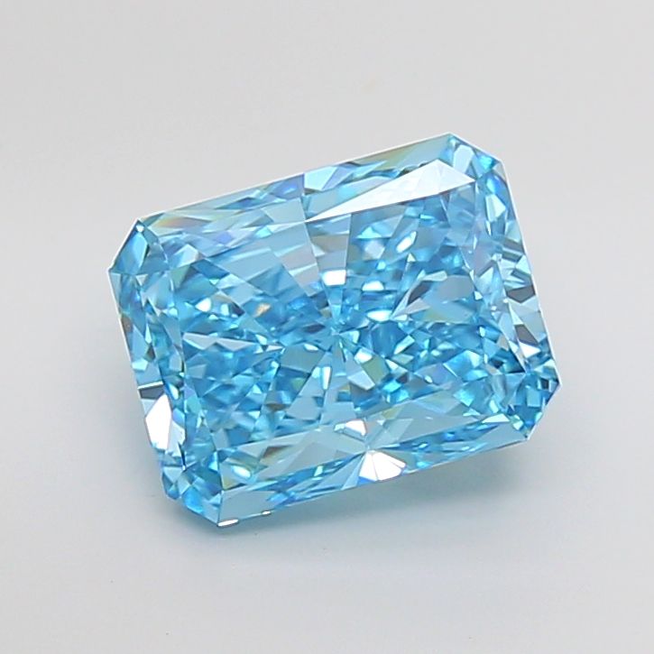 Radiant 5.73ct Fancy Vivid Blue VVS2 - Cut • IGI • LG752556494