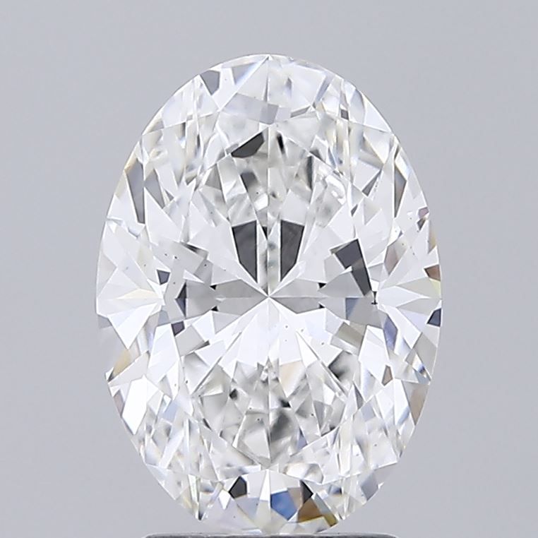 Lab-Grown Oval Diamond - 2.58 Carats, E Color, VS1 Clarity - Certified by IGI - Report Number: LG719546457