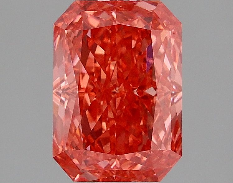 Lab-Grown Radiant Diamond - 1.99 Carats, Fancy Vivid Pink Color, VS1 Clarity - Certified by IGI - Report Number: LG645400876