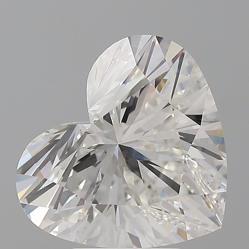 Lab-Grown Heart Diamond - 5.04 Carats, F Color, VS1 Clarity - Certified by IGI - Report Number: LG705529268