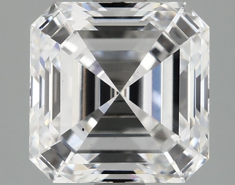 Lab-Grown Asscher Diamond - 2.0 Carats, D Color, VS2 Clarity - Certified by IGI - Report Number: LG715566834