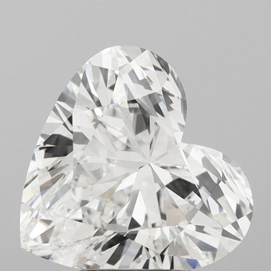 Lab-Grown Heart Diamond - 3.59 Carats, E Color, VS1 Clarity - Certified by IGI - Report Number: LG684510714