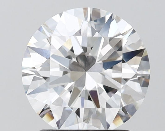 Lab-Grown Round Diamond - 2.0 Carats, F Color, VVS2 Clarity - Certified by IGI - Report Number: LG683570715