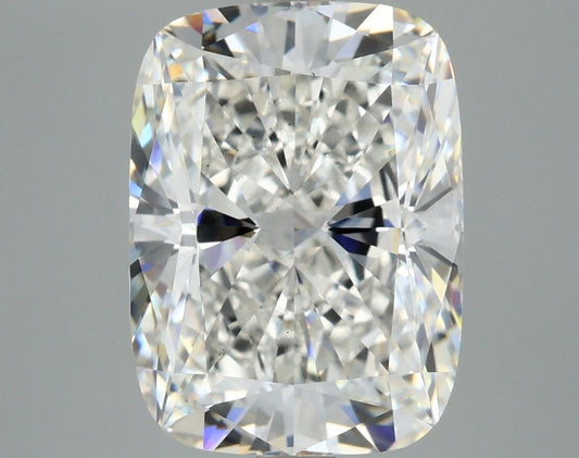 Lab-Grown Cushion Diamond - 5.15 Carats, F Color, VS2 Clarity - Certified by IGI - Report Number: LG652445212