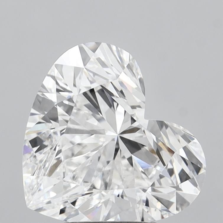 Lab-Grown Heart Diamond - 3.51 Carats, D Color, VS1 Clarity - Certified by IGI - Report Number: LG711530654