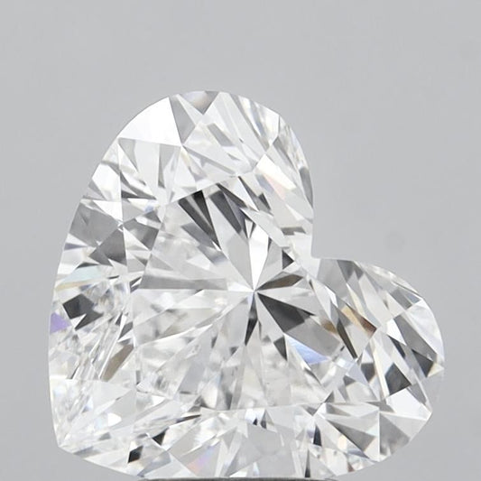Lab-Grown Heart Diamond - 3.51 Carats, D Color, VS1 Clarity - Certified by IGI - Report Number: LG711530654