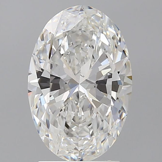 Lab-Grown Oval Diamond - 2.54 Carats, E Color, VVS2 Clarity - Certified by IGI - Report Number: LG713525251