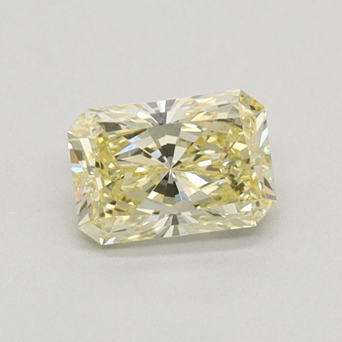 Lab-Grown Radiant Diamond - 0.41 Carats, Fancy Yellow Color, VVS2 Clarity - Certified by IGI - Report Number: LG627446794