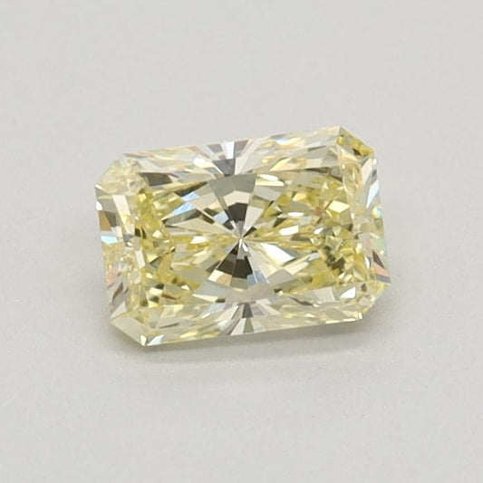 Lab-Grown Radiant Diamond - 0.41 Carats, Fancy Yellow Color, VVS2 Clarity - Certified by IGI - Report Number: LG627446794