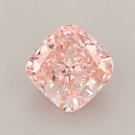 Lab-Grown Cushion Diamond - 0.9 Carats, Fancy Intense Pink Color, VS1 Clarity - Certified by IGI - Report Number: LG620425931
