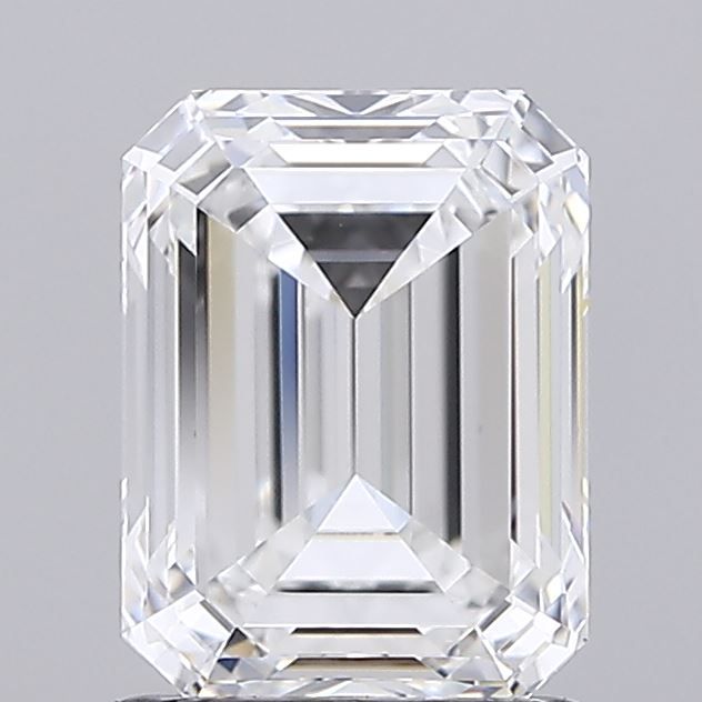 Lab-Grown Emerald Diamond - 1.51 Carats, D Color, VVS2 Clarity - Certified by IGI - Report Number: LG677571018