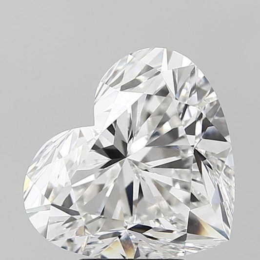 Lab-Grown Heart Diamond - 5.02 Carats, F Color, VS1 Clarity - Certified by IGI - Report Number: LG660492812