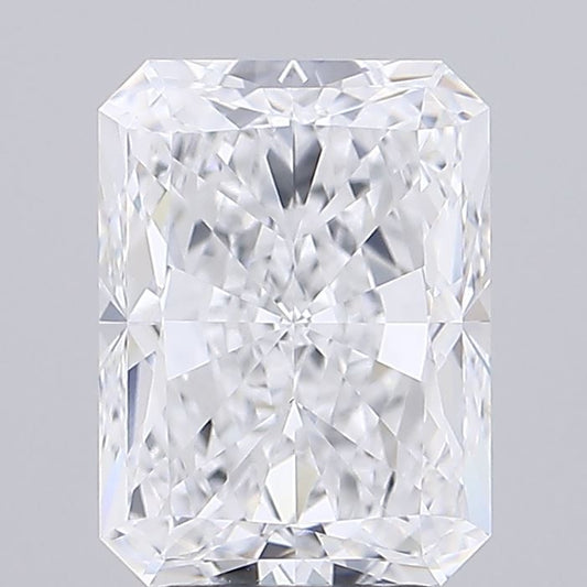 Lab-Grown Radiant Diamond - 3.51 Carats, D Color, VVS2 Clarity - Certified by IGI - Report Number: LG671416296
