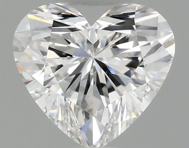 Lab-Grown Heart Diamond - 0.88 Carats, E Color, VVS2 Clarity - Certified by IGI - Report Number: LG691589563