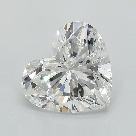 Lab-Grown Heart Diamond - 4.0 Carats, E Color, VVS2 Clarity - Certified by IGI - Report Number: LG675510114