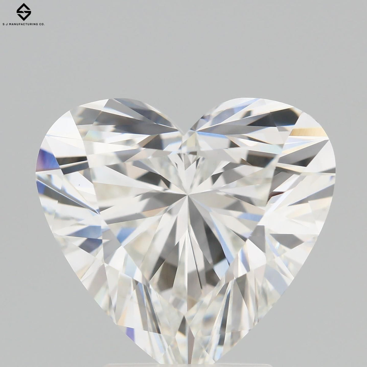 Lab-Grown Heart Diamond - 3.51 Carats, F Color, VVS2 Clarity - Certified by IGI - Report Number: LG652487023