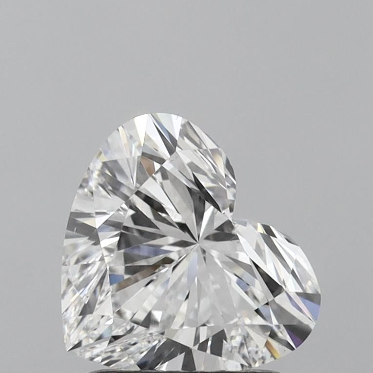 Lab-Grown Heart Diamond - 1.51 Carats, D Color, VS2 Clarity - Certified by IGI - Report Number: LG618439472