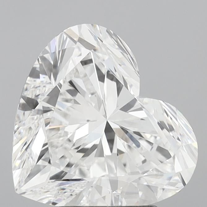 Lab-Grown Heart Diamond - 3.5 Carats, E Color, VVS2 Clarity - Certified by IGI - Report Number: LG705530892