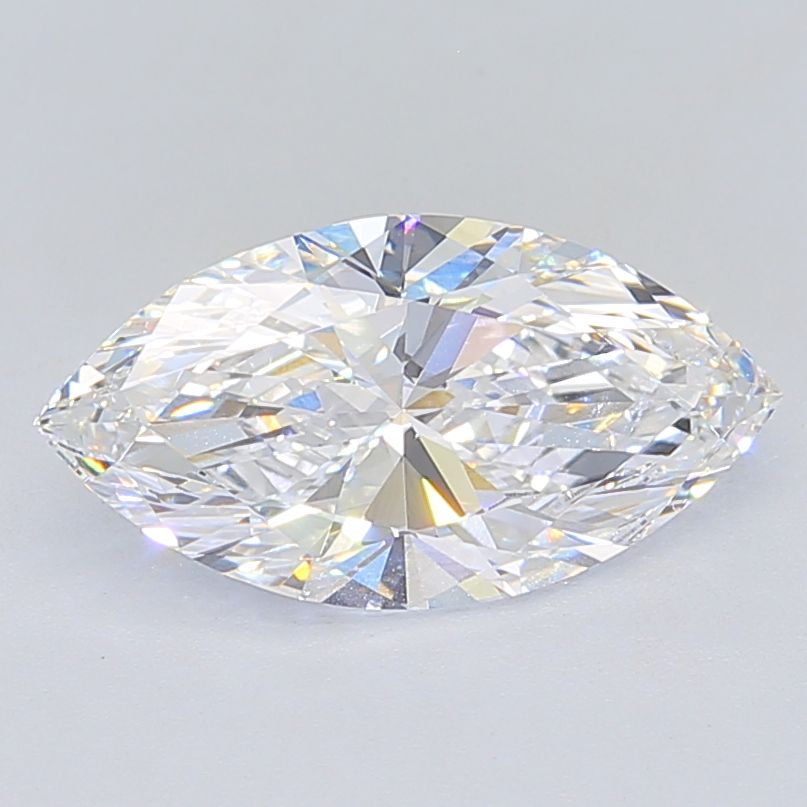 Lab-Grown Marquise Diamond - 3.5 Carats, D Color, VVS2 Clarity - Certified by IGI - Report Number: LG675534232