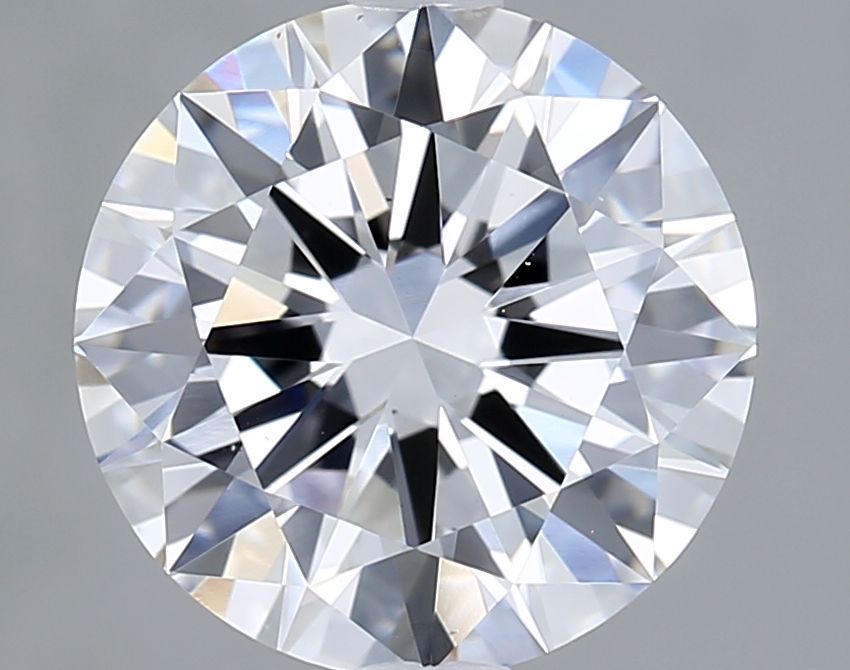 Lab-Grown Round Diamond - 2.5 Carats, D Color, VS2 Clarity - Certified by IGI - Report Number: LG668441122