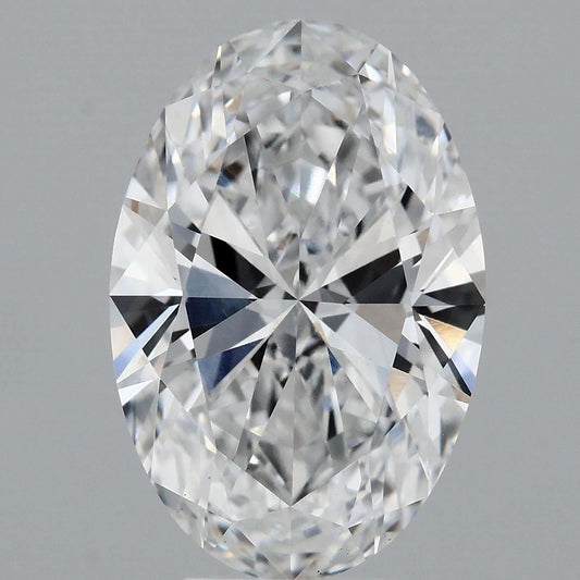 Lab-Grown Oval Diamond - 6.04 Carats, E Color, VS1 Clarity - Certified by IGI - Report Number: LG704517953