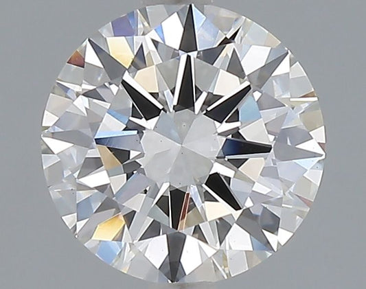 Lab-Grown Round Diamond - 2.0 Carats, E Color, VS2 Clarity - Certified by IGI - Report Number: LG689543378
