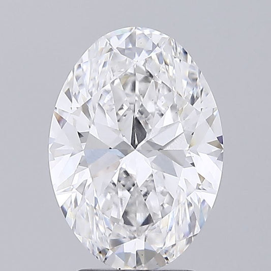 Lab-Grown Oval Diamond - 3.53 Carats, E Color, VS1 Clarity - Certified by IGI - Report Number: LG717514589