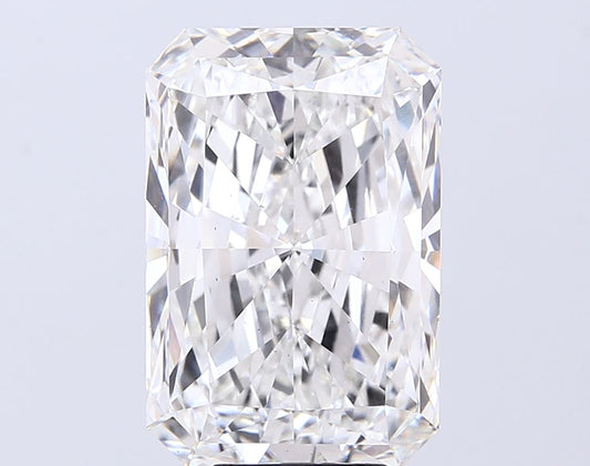 Lab-Grown Radiant Diamond - 8.09 Carats, F Color, VS2 Clarity - Certified by IGI - Report Number: LG683582578