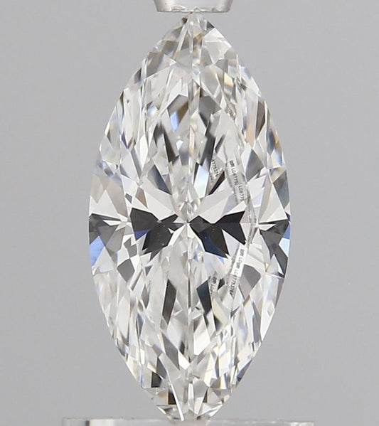 Lab-Grown Marquise Diamond - 0.73 Carats, D Color, VS1 Clarity - Certified by IGI - Report Number: LG677537639