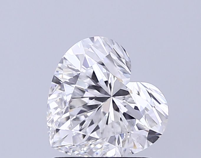 Lab-Grown Heart Diamond - 1.52 Carats, D Color, VS2 Clarity - Certified by IGI - Report Number: LG713541890