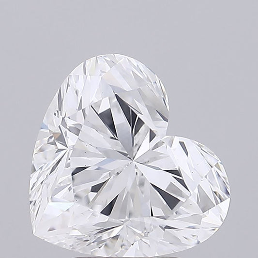 Lab-Grown Heart Diamond - 4.02 Carats, D Color, VS1 Clarity - Certified by IGI - Report Number: LG687594272