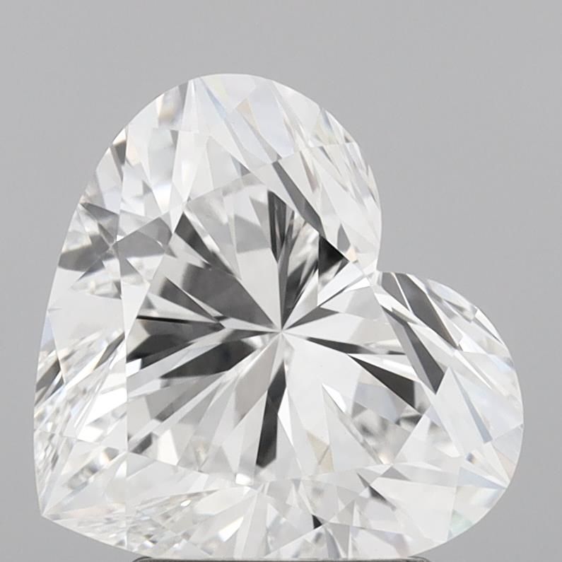 Lab-Grown Heart Diamond - 2.51 Carats, F Color, VVS2 Clarity - Certified by IGI - Report Number: LG694509140