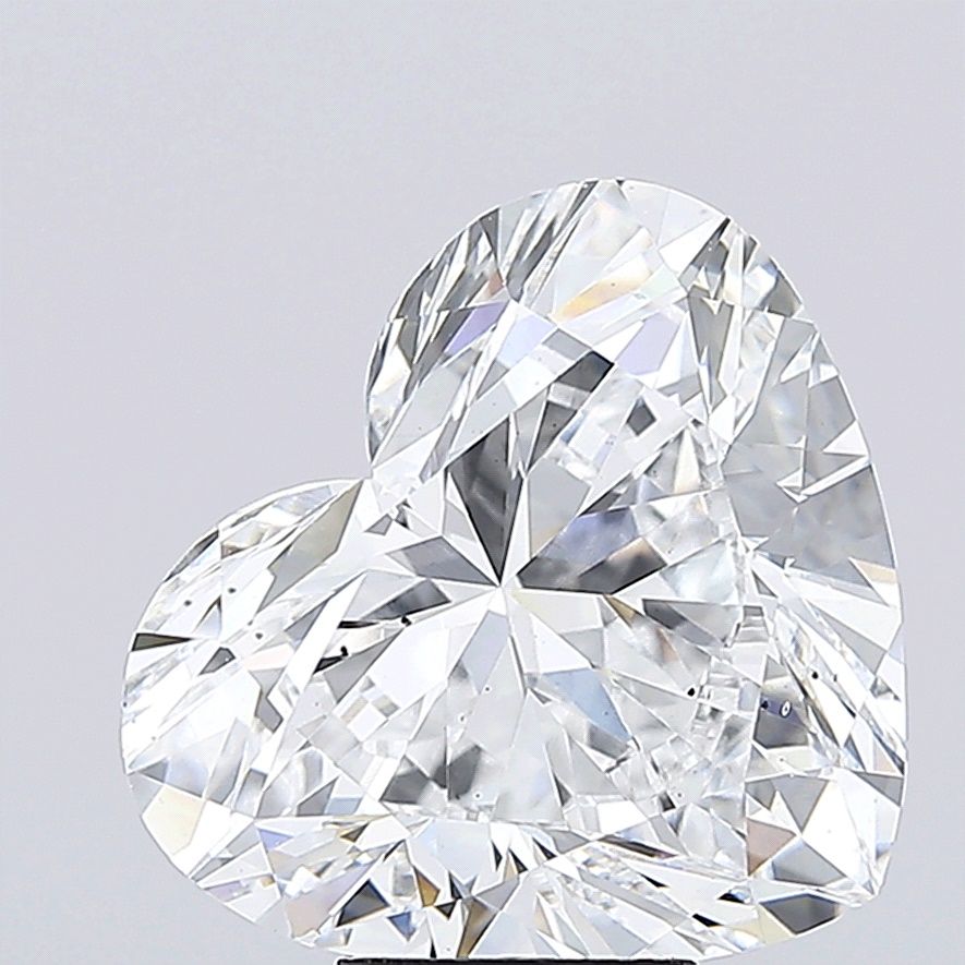 Lab-Grown Heart Diamond - 8.05 Carats, D Color, VS2 Clarity - Certified by IGI - Report Number: LG702528745