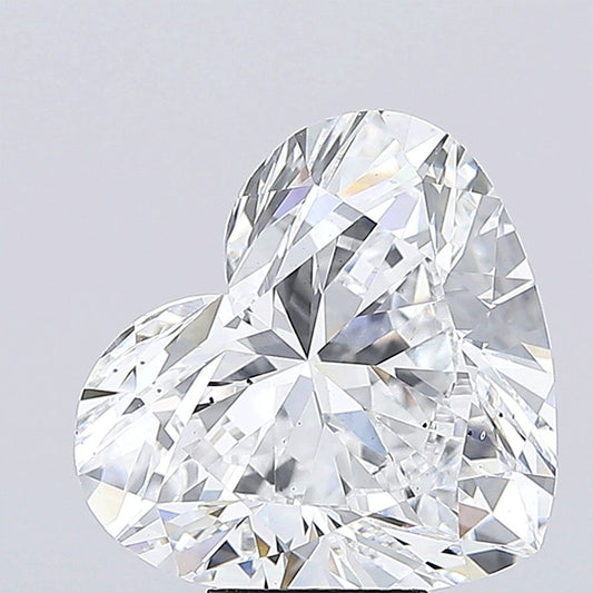 Lab-Grown Heart Diamond - 8.05 Carats, D Color, VS2 Clarity - Certified by IGI - Report Number: LG702528745