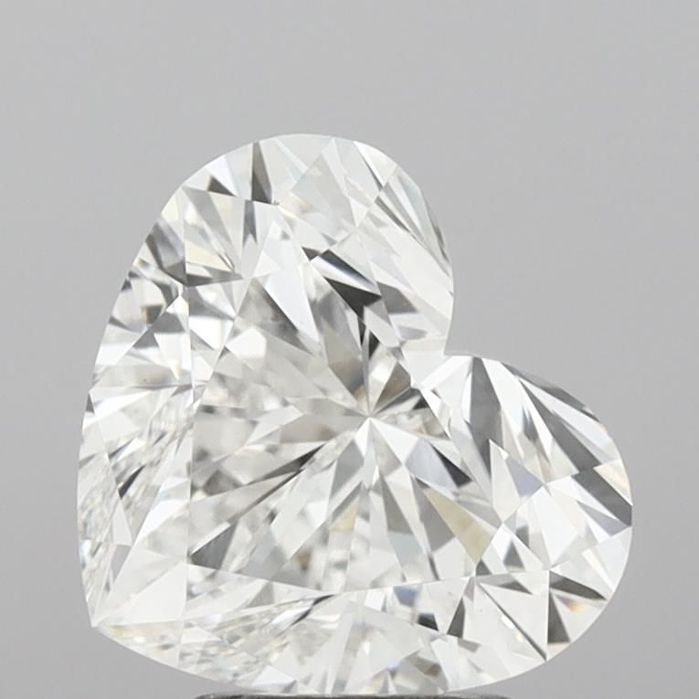 Lab-Grown Heart Diamond - 4.01 Carats, F Color, VS1 Clarity - Certified by IGI - Report Number: LG698558240