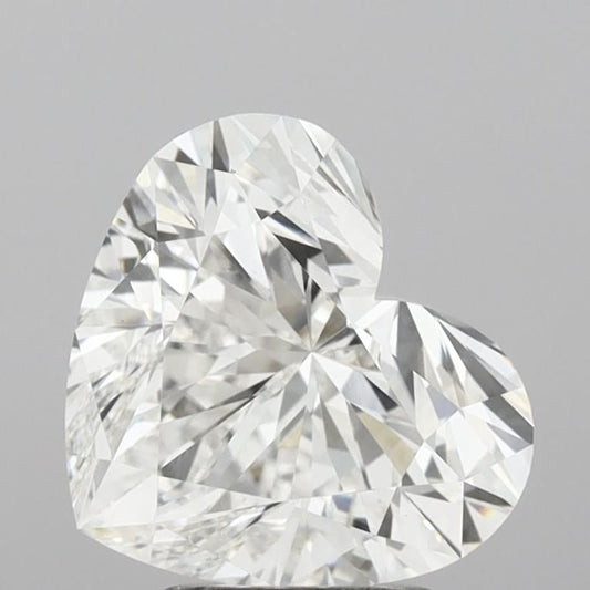Lab-Grown Heart Diamond - 4.01 Carats, F Color, VS1 Clarity - Certified by IGI - Report Number: LG698558240