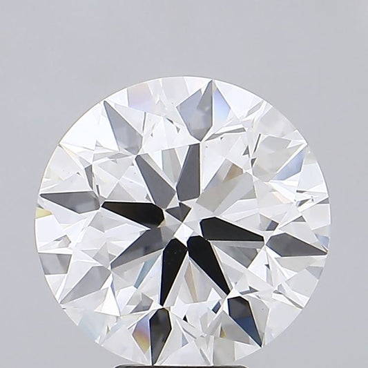 Lab-Grown Round Diamond - 8.01 Carats, E Color, VS1 Clarity - Certified by IGI - Report Number: LG667435641