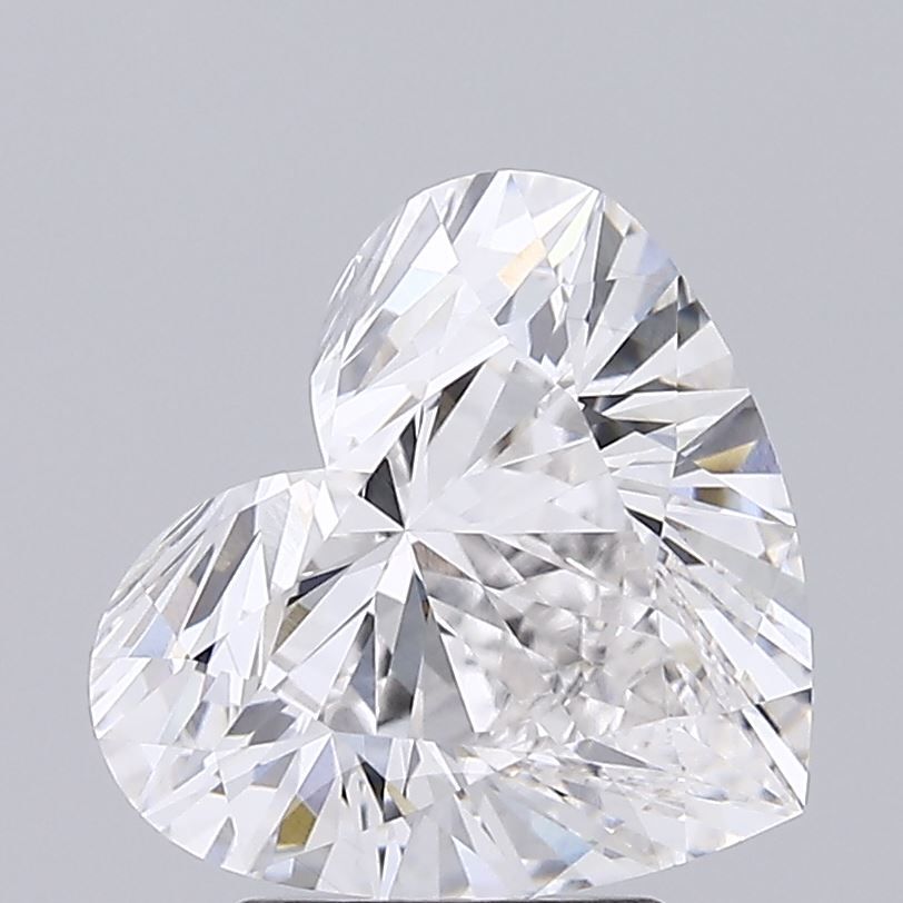 Lab-Grown Heart Diamond - 3.58 Carats, F Color, VVS2 Clarity - Certified by IGI - Report Number: LG591367426