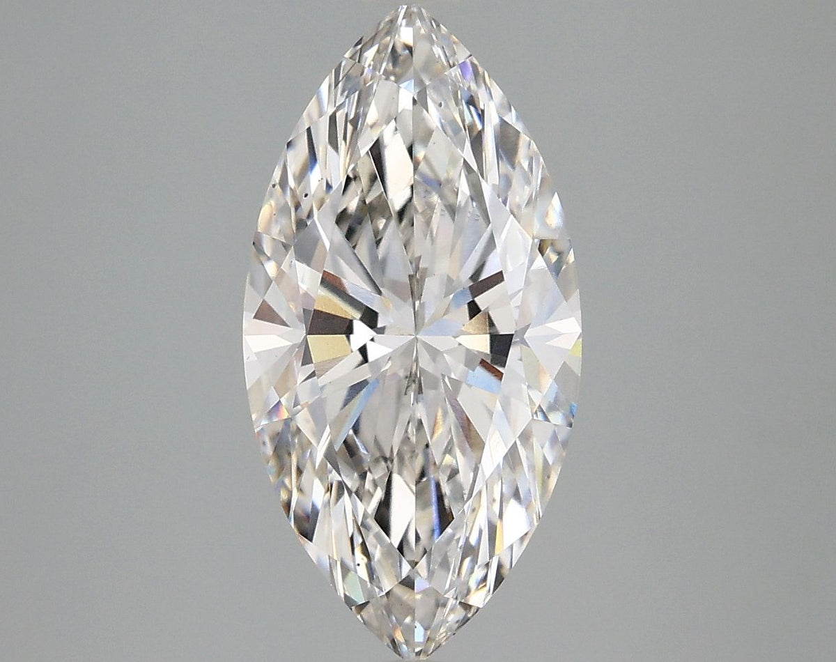 Lab-Grown Marquise Diamond - 2.97 Carats, F Color, VS1 Clarity - Certified by IGI - Report Number: LG665429566