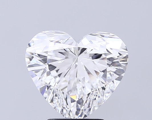 Lab-Grown Heart Diamond - 4.08 Carats, D Color, VVS2 Clarity - Certified by IGI - Report Number: LG711503198
