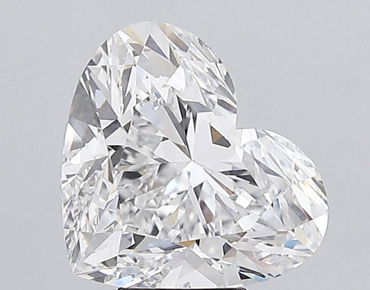 Lab-Grown Heart Diamond - 8.07 Carats, E Color, VVS2 Clarity - Certified by IGI - Report Number: LG696544374