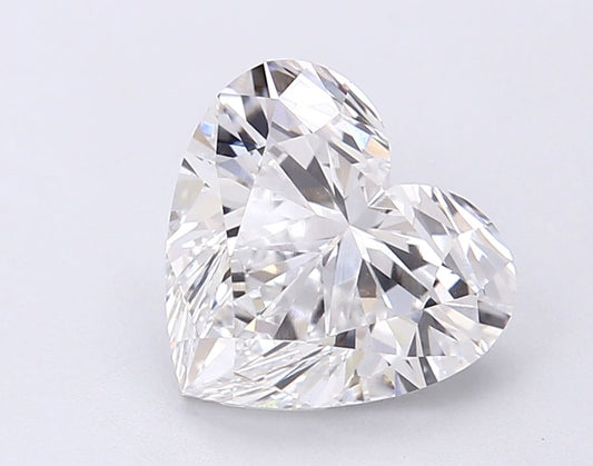 Lab-Grown Heart Diamond - 3.05 Carats, E Color, VVS2 Clarity - Certified by IGI - Report Number: LG694589610