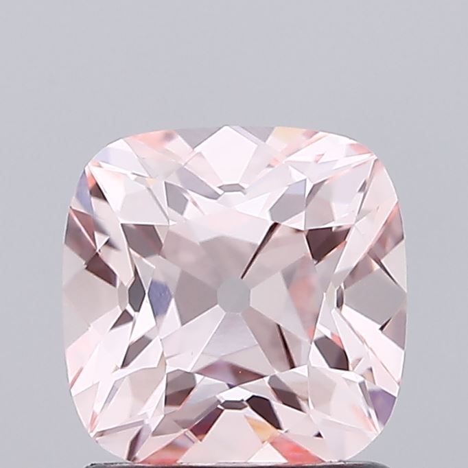 Lab-Grown Cushion Diamond - 1.32 Carats, Fancy Pink Color, VS1 Clarity - Certified by IGI - Report Number: LG629435659
