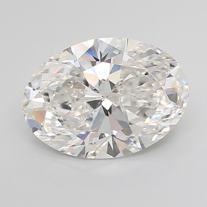 Lab-Grown Oval Diamond - 4.07 Carats, F Color, VVS2 Clarity - Certified by IGI - Report Number: LG671436530
