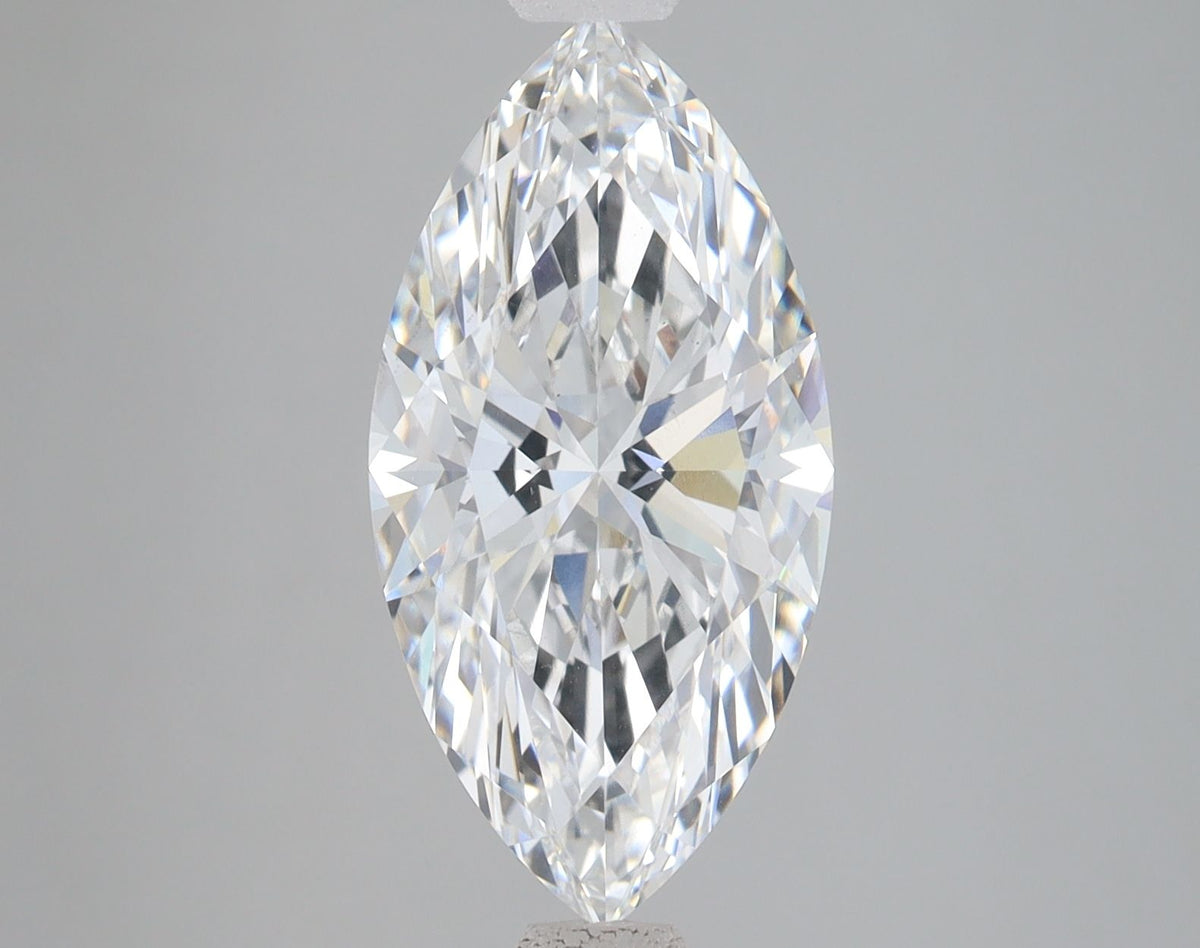Lab-Grown Marquise Diamond - 3.56 Carats, E Color, VS1 Clarity - Certified by IGI - Report Number: LG675591123