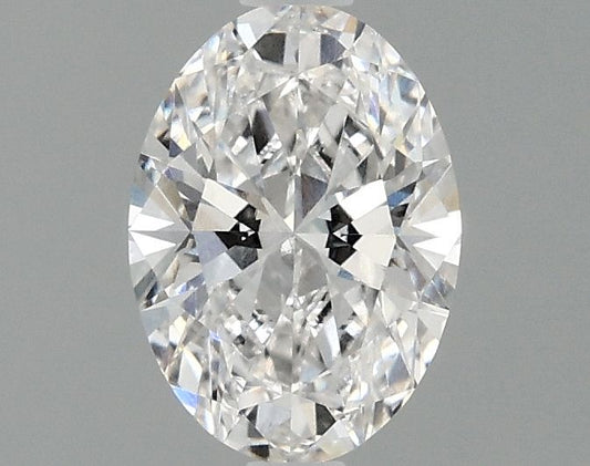 Lab-Grown Oval Diamond - 0.98 Carats, F Color, VVS2 Clarity - Certified by IGI - Report Number: LG690528792