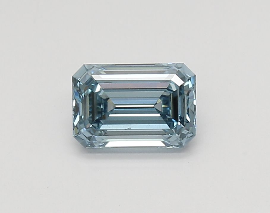 Lab-Grown Emerald Diamond - 1.03 Carats, Fancy Intense Blue Color, VS2 Clarity - Certified by IGI - Report Number: LG566313559