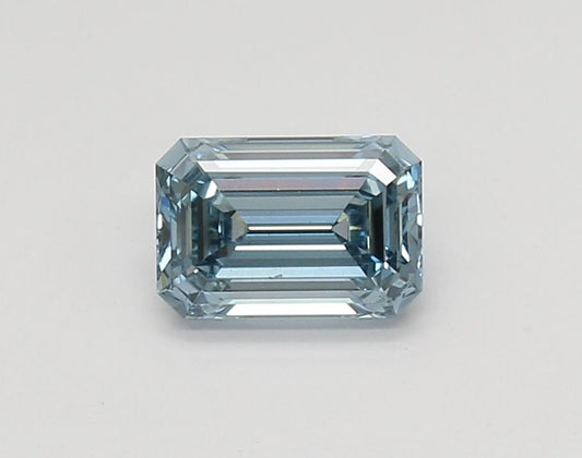 Lab-Grown Emerald Diamond - 1.03 Carats, Fancy Intense Blue Color, VS2 Clarity - Certified by IGI - Report Number: LG566313559