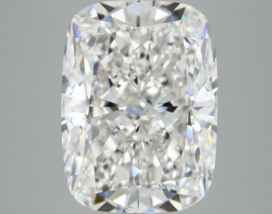 Lab-Grown Cushion Diamond - 5.12 Carats, F Color, VS2 Clarity - Certified by IGI - Report Number: LG655414884